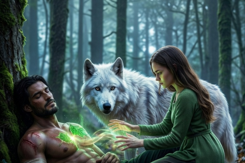 She Cleaned the Alpha King’s Wounds in the Dark — He Never Saw Her Face. His Wolf Did.