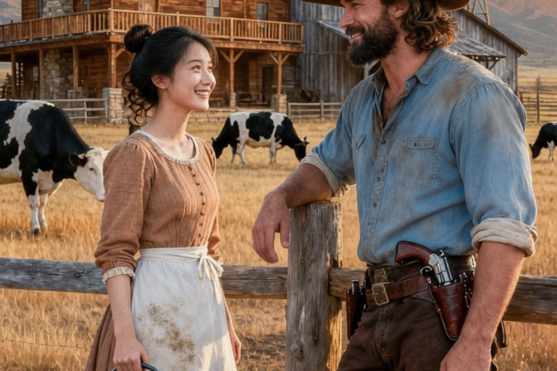 He Hired a Bride to Milk the Cows — She Turned His Ruined Homestead Into the Jewel of the Frontier