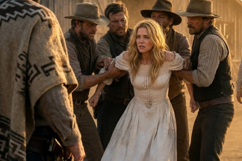 ‘Leave Her Alone ‘ The Drifter Faced the Baron’s Hired Guns Over Her Spring Wild West Story