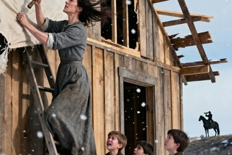 THE TOWN TURNED ITS BACK ON A WIDOW AND HER THREE BOYS — UNTIL ONE BROKEN MAN RODE IN AND RISKED EVERYTHING