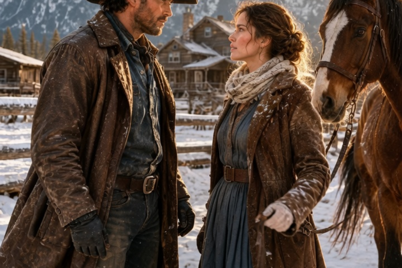 Everyone Called Him Broken—Until a Lone Widow Arrived at His Ranch in a Snowstorm