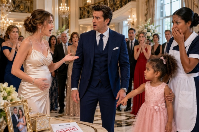 “I’m Pregnant With Your Baby!” the Fiancée Told the Billionaire — Then the Maid’s Toddler Exposed