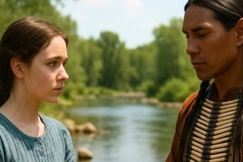 “MOVE.” — WHEN THE FEARED LAKOTA WARRIOR DEFENDED A QUIET SETTLER GIRL, NOBODY EXPECTED WHAT FOLLOWED NEXT