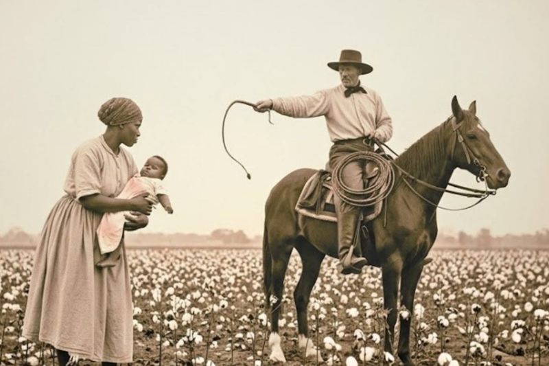 Nine months pregnant in Mississippi hell… She gave birth among cotton stalks while the manager mocked, beat, and starved her.