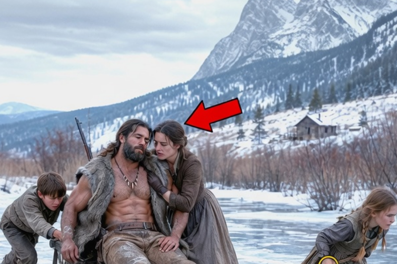 POOR WIDOW AND HER KIDS SAVED DYING RICH MOUNTAIN MAN, UNAWARE HE WILL CHANGE THEIR LIVES FOREVER!