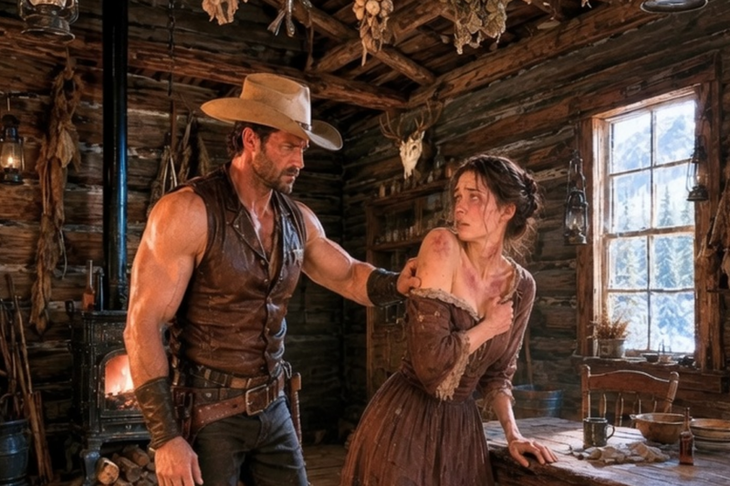 SHE HID HER PAIN BENEATH HER DRESS—WHEN THE MOUNTAIN MAN SAW IT, HIS HEART BROKE