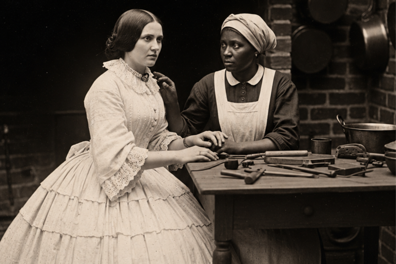 THE PLANTATION WIFE WHO LOVED HER SLAVE COOK — AND DOOMED THEM BOTH TO A BARN OF HORROR