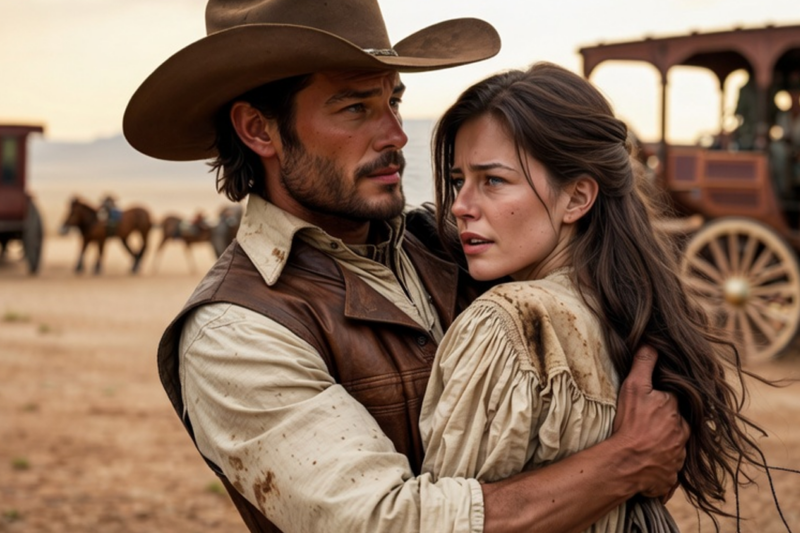 SHE WAS TOO BRUISED TO STAND, A COWBOY LIFTED HER AND SAID “NO ONE WILL HURT YOU AGAIN”
