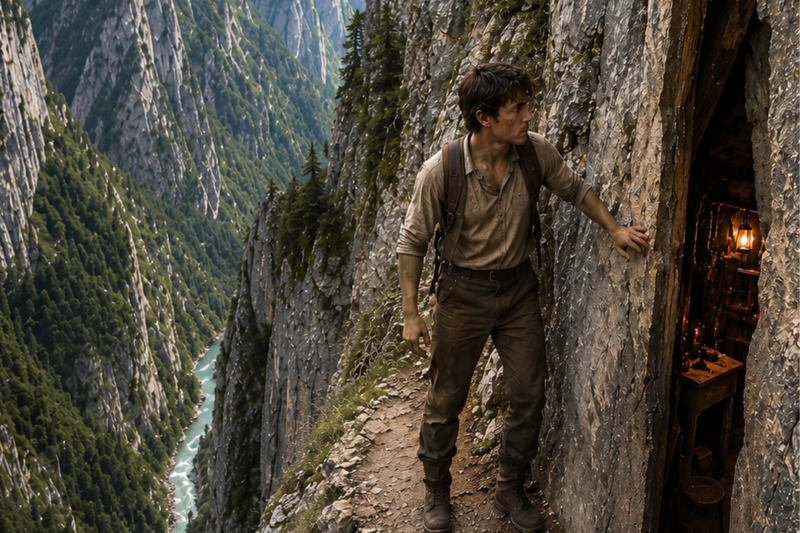 THE SECRET IN THE LIMESTONE CLIFF