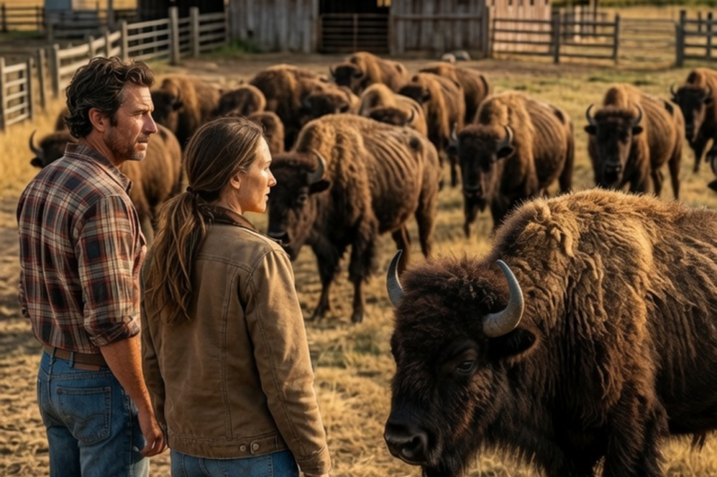 They Bought 17 Skinny Bison — Everyone Laughed Until the Drought Came