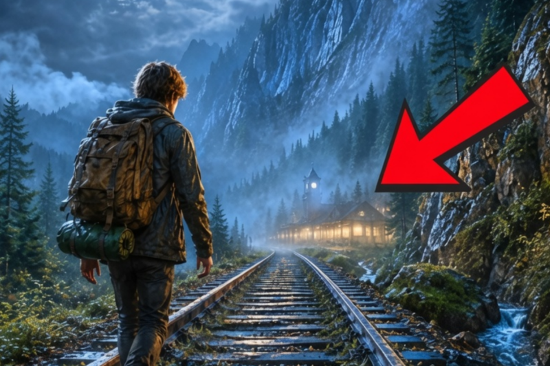 I FOLLOWED A MYSTERIOUS LIGHT THROUGH THE FROZEN MOUNTAINS—AND THE OLD MAN INSIDE KNEW MY GRANDFATHER’S DARKEST SECRET