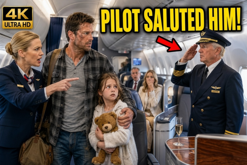 The Airline Threw a Single Dad and His Daughter Out of First Class — Then the Pilot Walked Out And