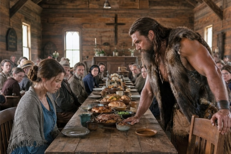 THE WHOLE TOWN CALLED HER A THIEF’S WIDOW AND LEFT HER TO STARVE… UNTIL THE SAVAGE MOUNTAIN MAN WALKED IN AND CHANGED EVERYTHING