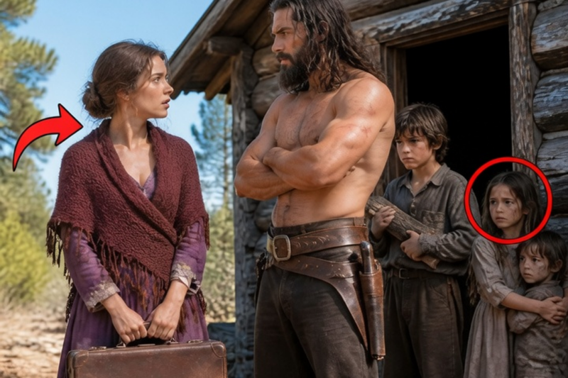 They Sent Her to a Widowed Mountain Man With 3 Children — But Her First Week Shocked Entire Valley