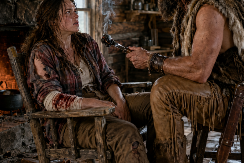 THE GIANT BRIDE AND THE MOUNTAIN MAN