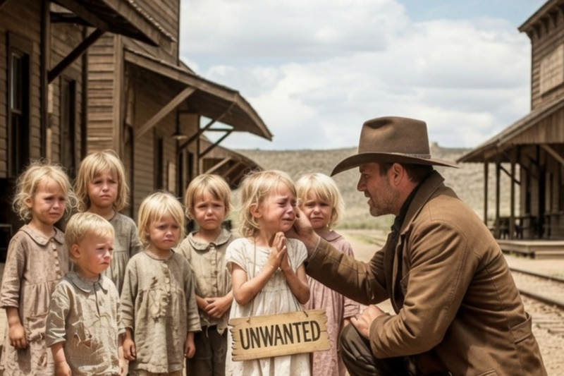 The Widowed Cowboy Saw “UNWANTED” on the Children’s Tags — His Next Move Shocked Everyone