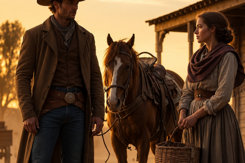 THE COWBOY WHO SAVED A WIDOW’S HEART