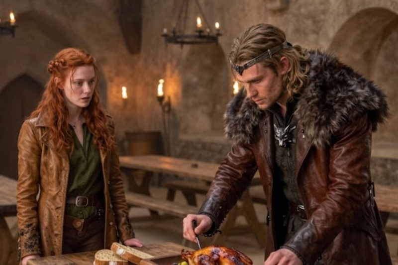 “SHE DOESN’T BELONG HERE.” THE NOBLES MOCKED THE GIRL IN BORROWED BOOTS, UNTIL THE ALPHA KING STOOD UP