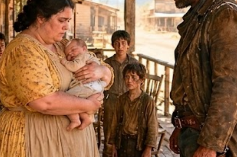 “I’LL TAKE HER. ALL 7 OF THEM.” — THE MOST FEARED COWBOY IN THE WEST CHOSE A BROKEN WIDOW, AND THE REASON LEFT EVERYONE STUNNED