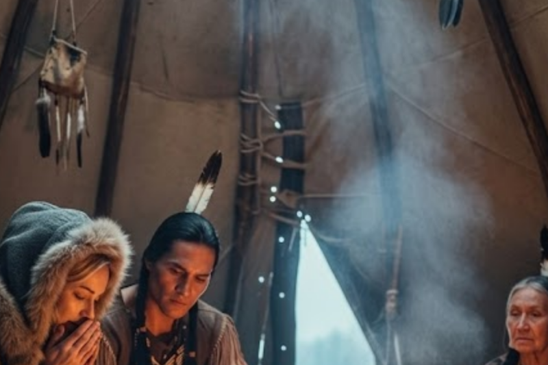 “WHY DID MY SON STOP CRYING?” A HEARTBROKEN SIOUX CHIEF WATCHED A STRANGER CALM HIS DYING BABY… THEN SOMETHING IMPOSSIBLE HAPPENED