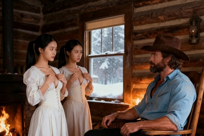 “WILL YOU STAY IF WE UNDRESS” IDENTICAL CHINESE TWINS ASKED AFTER RANCHER SAVED THEM IN BLIZZARD