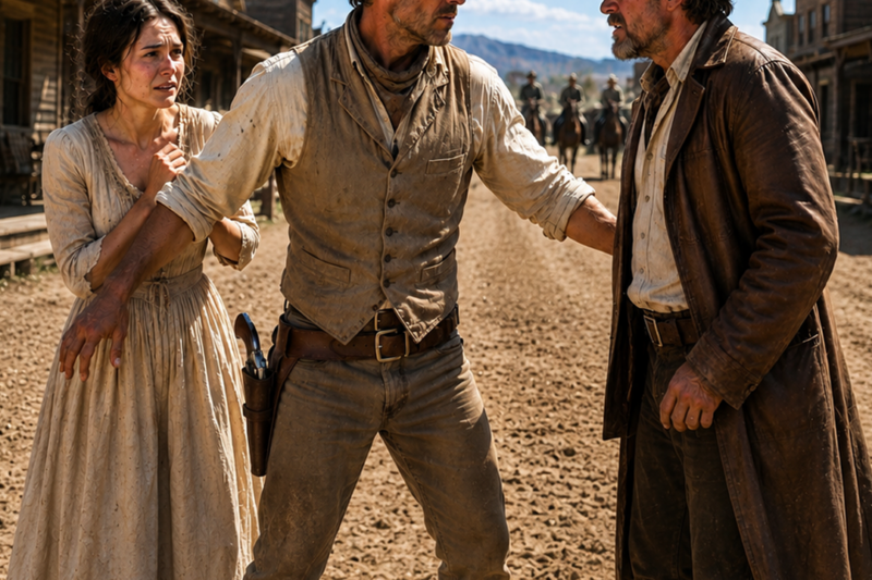 “She Was Beaten For Saying No… Until a Cowboy Took Her Hand and Called Her His Forever” AI