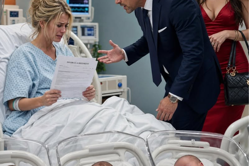 After I gave birth to our triplets, my husband walked into my hospital room with his mistress — who was proudly carrying a Birkin bag...