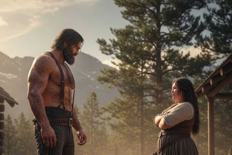 NO MAIL ORDER BRIDE LASTED ONE WEEK WITH THE MOUNTAIN MAN UNTIL THE OBESE ONE REFUSED TO LEAVE