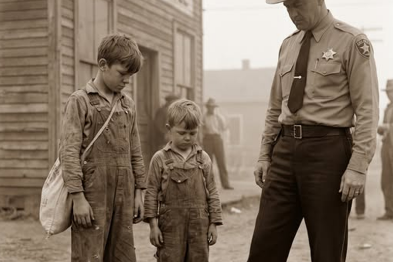 THE 6-YEAR-OLD BOY WHO DEFIED THE SHERIFF WITH A SINGLE PENNY — AND FED HIS STARVING FAMILY DURING THE DUST BOWL