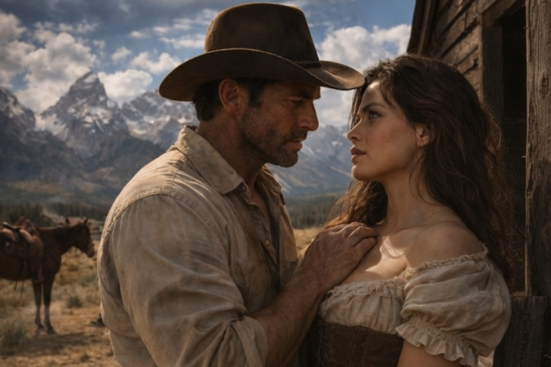 You’ve Never Met a Man My Size Let Me Show You How It’s Done, the Lone Cowboy Whispered to the Widow