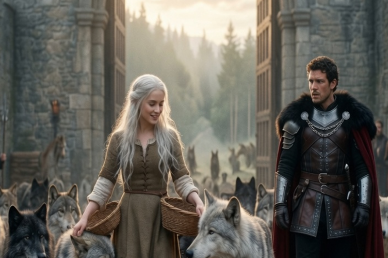 The Omega Was Sent to Feed the Royal Wolves… By Morning, They Followed Only Her