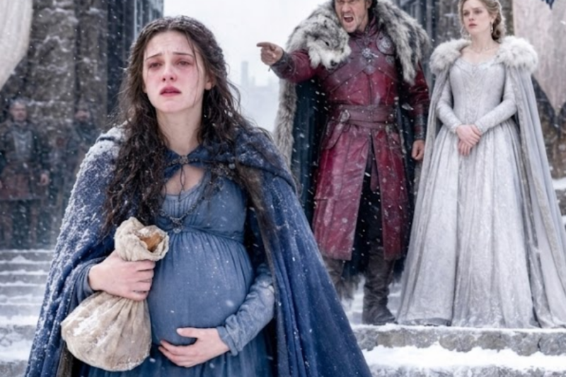 “PLEASE LET ME SEE MY SON” SAID THE ALPHA KING WHO CAST HER INTO WINTER, BUT WHAT SHE REVEALED SHOCKED HIM