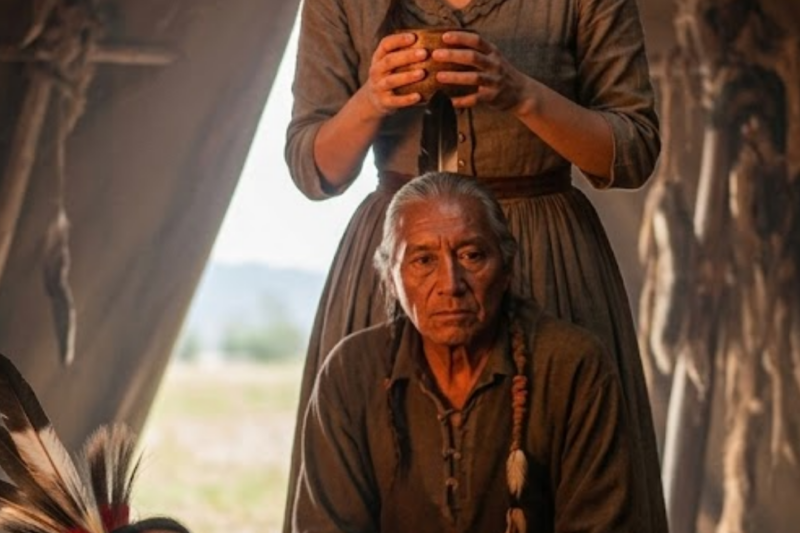“THE POISON ISN’T IN YOUR FOOD.” A CAPTURED WOMAN REVEALED A TERRIFYING SECRET TO THE COMANCHE CHIEF — AND ONE MAN TURNED PALE