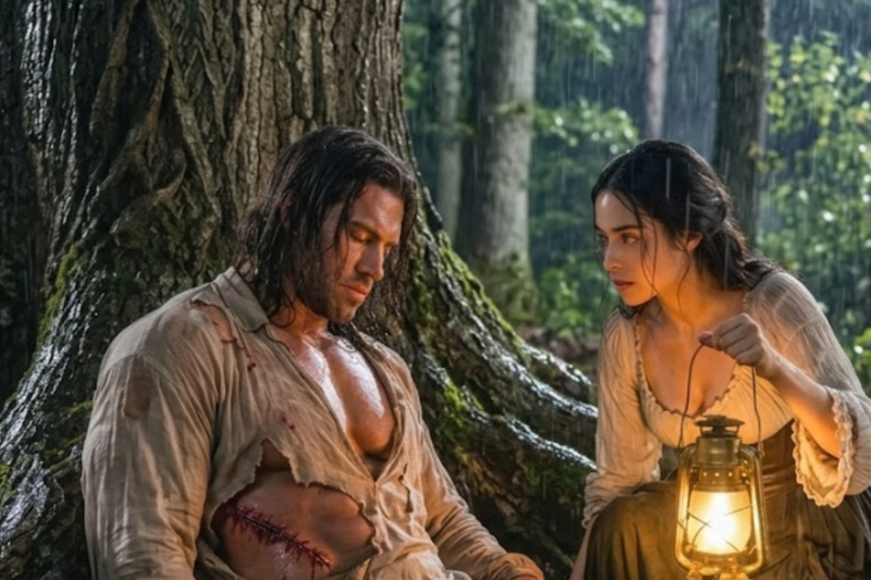 “DON’T TOUCH ME,” THE BLEEDING STRANGER GROWLED — BUT WHEN SHE STITCHED HIS WOUNDS, THE FEARED ALPHA KING FROZE