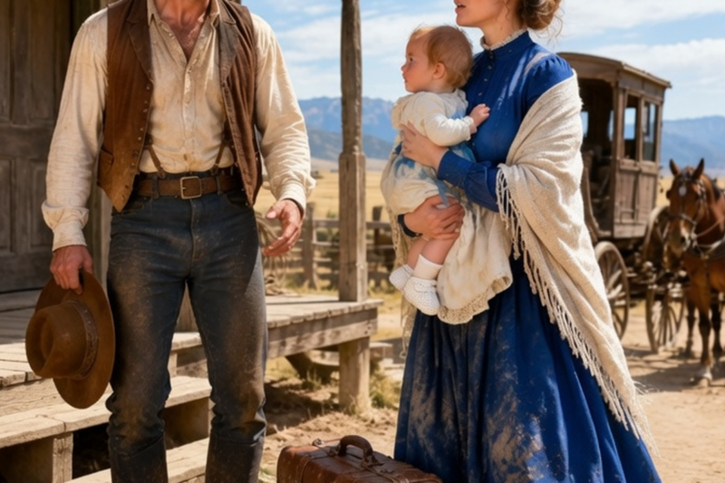 THE WOMAN WHO ARRIVED WITH A BABY AND CHANGED THE RANCH FOREVER