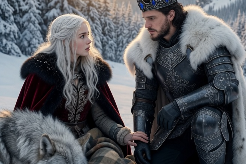 THE GIRL WHO SAVED THE WOLF KING