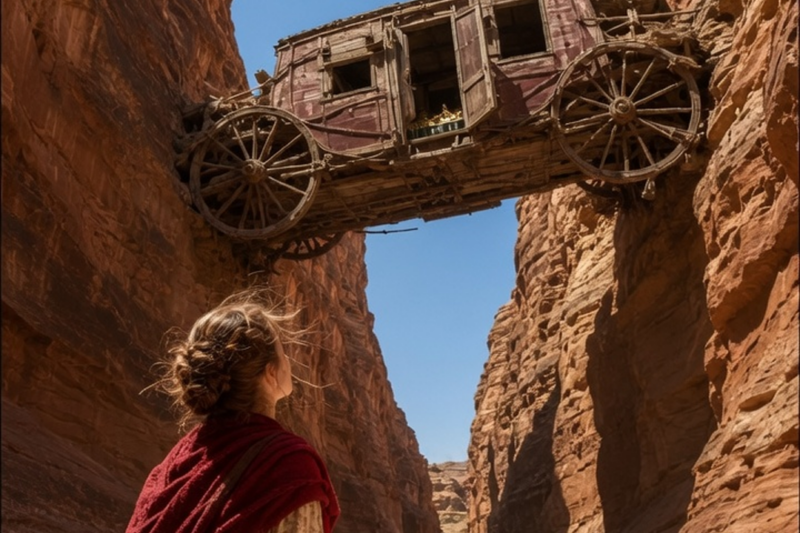 The Lost Outlaw Stagecoach Hung in the Canyon for 100 Years—She Found the Stolen Gold Still Inside