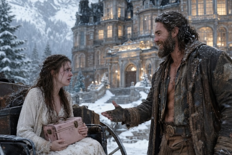 SHE MARRIED A RAGGED MOUNTAIN MAN TO ESCAPE STARVATION… BUT THE SHOCKING TRUTH HE HID IN THE SNOW ALMOST BROKE HER