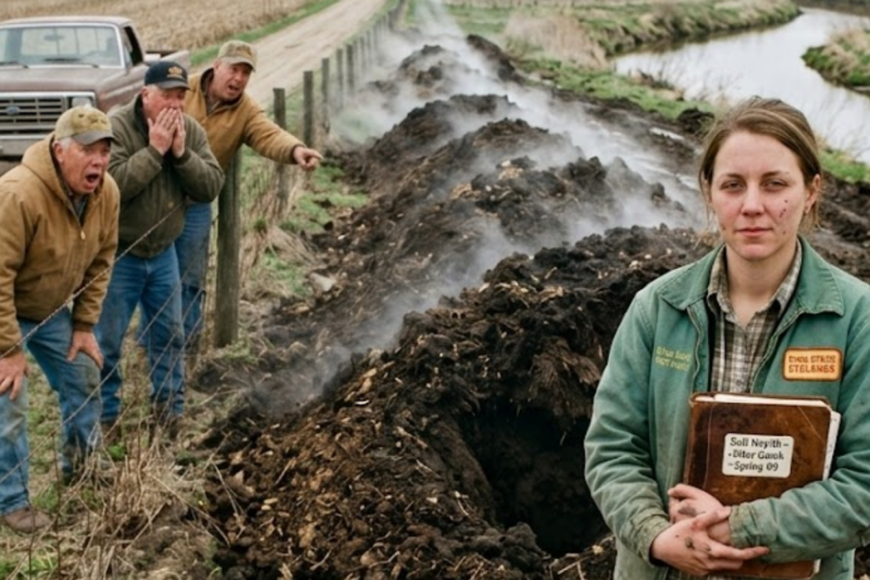 “Stop Wasting Your Father’s Land!” They Mocked The Young Woman’s Compost Dream—Until Their Corn Fields Died And Her Sunflowers Became The Only Green Left In The County