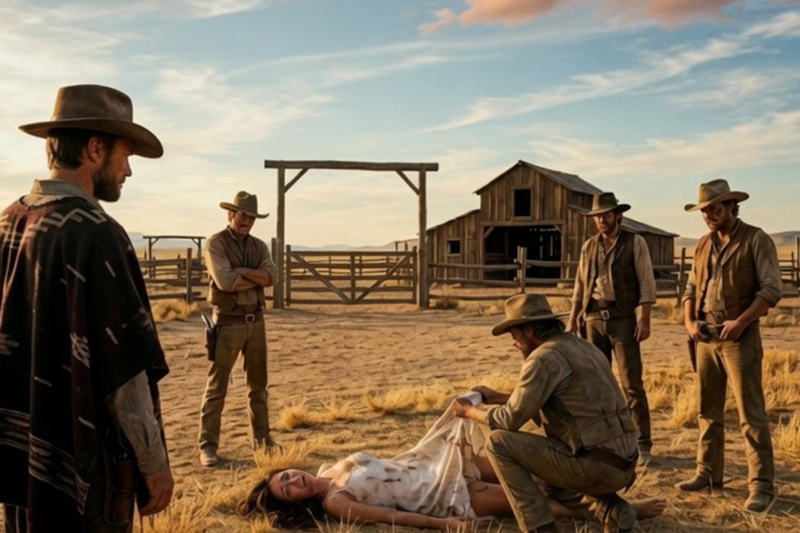 “GET LOST… WALK AWAY.” 5 ARMED THUGS SAID, NOT KNOWING HE WAS A LEGENDARY GUNSLINGER