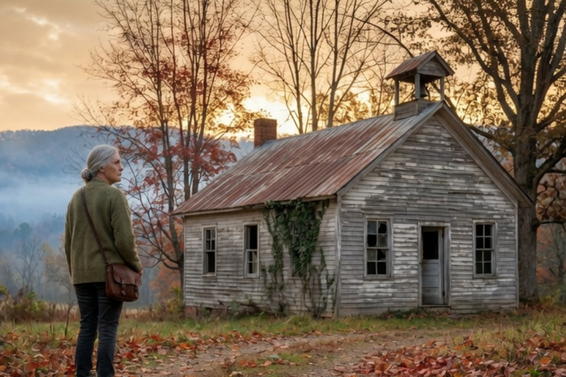 Divorced at 58, She Bought a Schoolhouse for $200 — What Was Beneath the Hearth Shocked Everyone