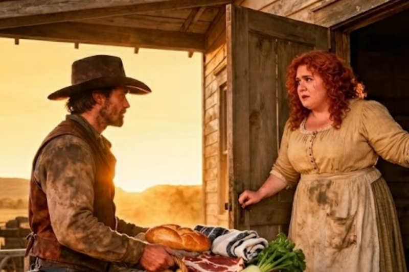 “Who Leaves Food Without A Name?” — The Town Whispered Shame While A Silent Cowboy Hid A Painful Secret