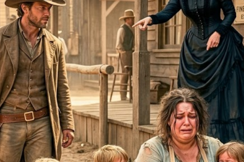 “I’LL TAKE CARE OF THEM,” THE COWBOY SAID — WHY A BROKEN WIDOW FEARED HIS KINDNESS MORE THAN HUNGER