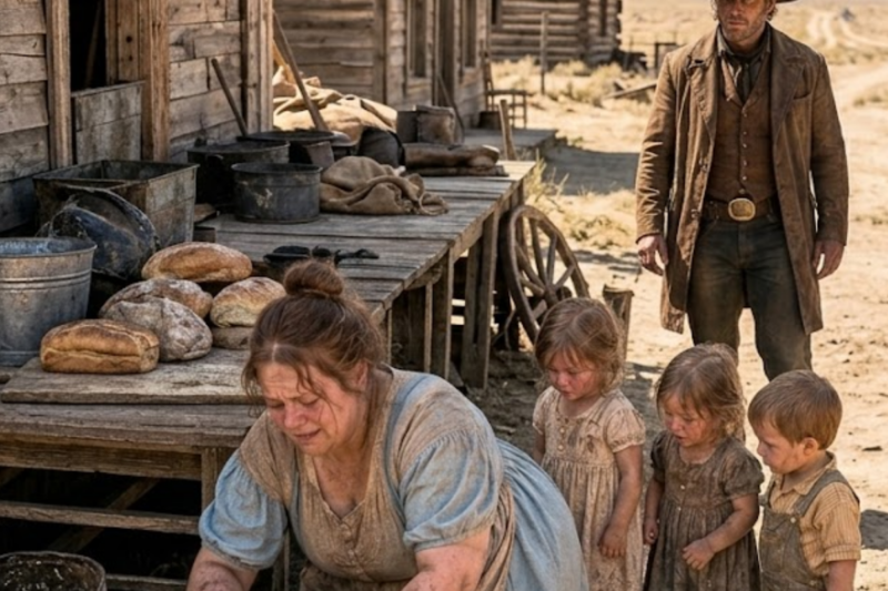 “NO CHILD SHOULD EAT LIKE THAT” — THE OBESE MOTHER DIGGING THROUGH TRASH LAUGHED AT THE RANCHER… UNTIL HE MADE AN IMPOSSIBLE OFFER