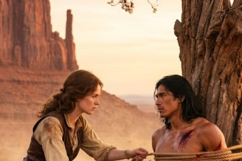 “THE WOLVES WEREN’T SENT TO KILL YOU.” A FRONTIER WOMAN SAVED A CONDEMNED APACHE… THEN REVEALED SOMETHING FAR WORSE