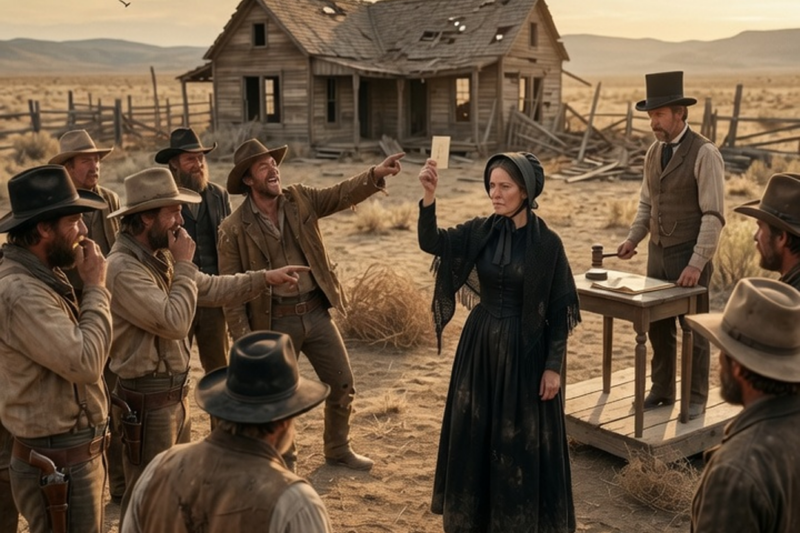 They Laughed When the Widow Bid on the Ruined Ranch—She Made Every Doubter Eat His Words