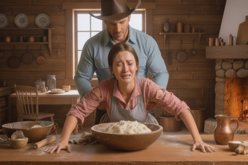 PLEASE DON’T COME INSIDE! CHINESE WIDOW BEGGED THE LONE RANCHER