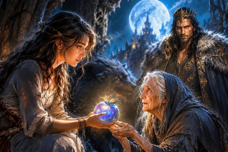 SHE GAVE HER LAST MOONFRUIT TO A DYING OLD WOMAN — SHE WAS THE ALPHA KING’S MOTHER