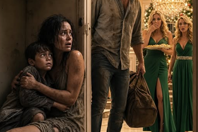 I CAME HOME FROM SAUDI ARABIA WITHOUT TELLING ANYONE AFTER 5 YEARS OF BACKBREAKING WORK—AND FOUND MY WIFE AND SON STARVING BEHIND THE MANSION I PAID FOR WHILE MY MOTHER AND SISTER PARTIED INSIDE