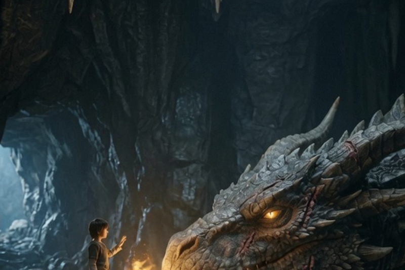 THE ANCIENT DRAGON BEGGED TO DIE ALONE — UNTIL A HUMAN BOY REFUSED TO LEAVE HIS SIDE